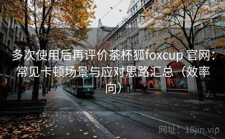 多次使用后再评价茶杯狐foxcup 官网：常见卡顿场景与应对思路汇总（效率向）  第2张